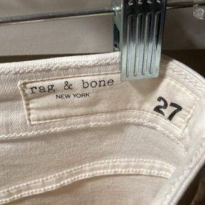 Rag & Bone classic White Jean/Jegging size 27